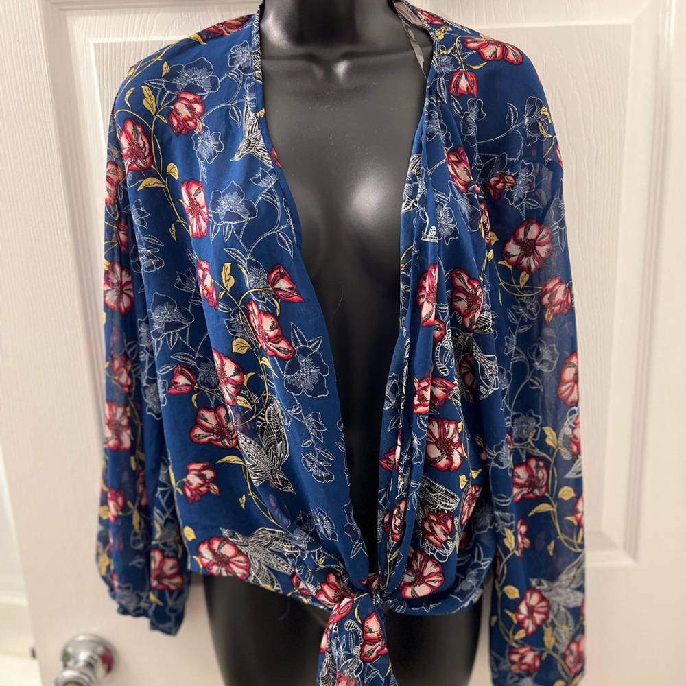 🔮Tie front kimono